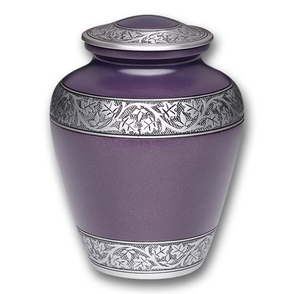 Purple Band  Adult Cremation Urn 
