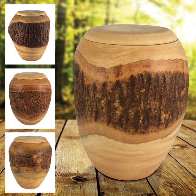 Raw Country Mangowood Urn Lone Star Cremation