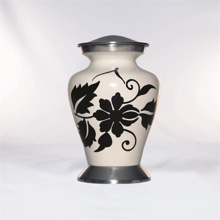 Vira Floral Aluminum Urn Lone Star Cremation
